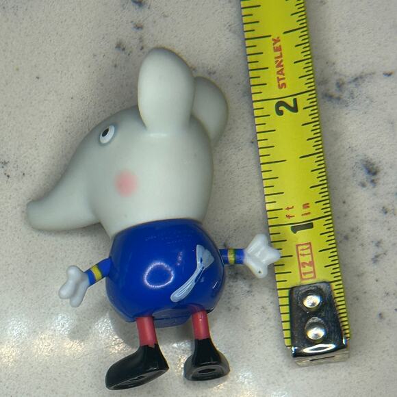 Peppa Pig Royal Court - Edmond Elephant Blue Outfit Figure 2.5" Tall TOY - Picture 5 of 8